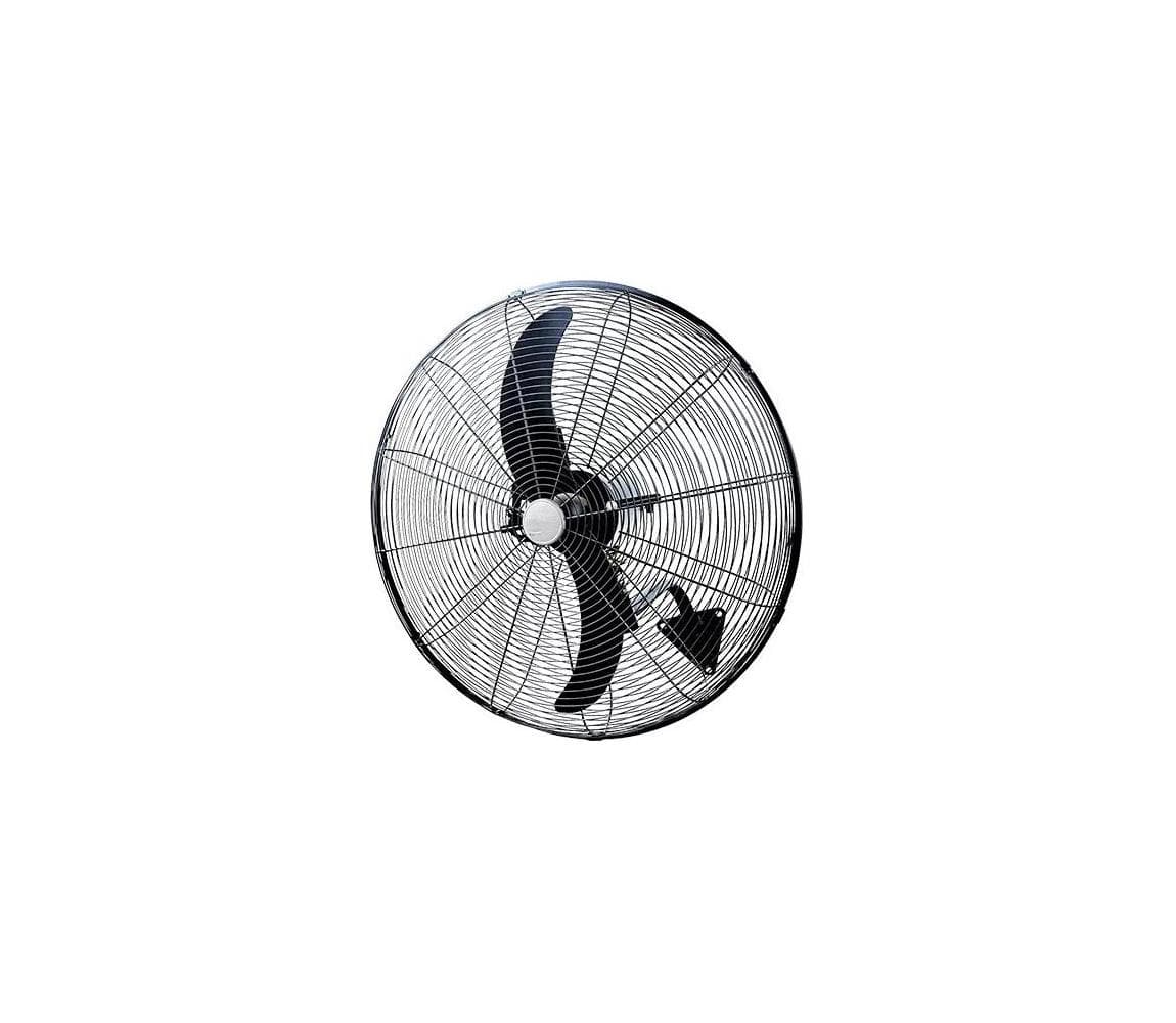 Eurolamp Nástenný látor 180 W/230 V, priemer 66 cm, čierny + diaľkové ovládanie 147-29042