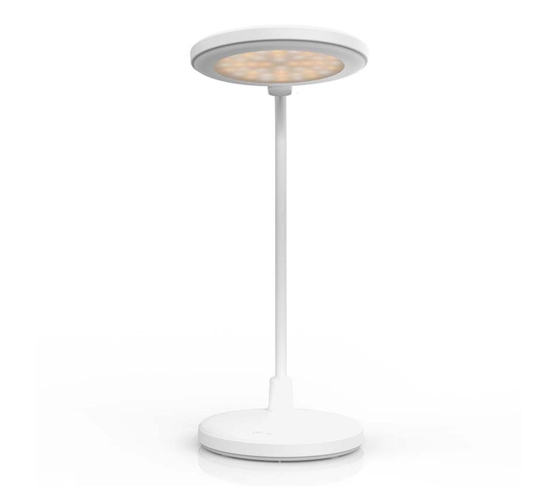 LTLRM11WT - LED stmievateľná nabíjateľná dotyková lampa LED/6W/1200 mAh 3000/4000/5700K biela LTLRM11WT