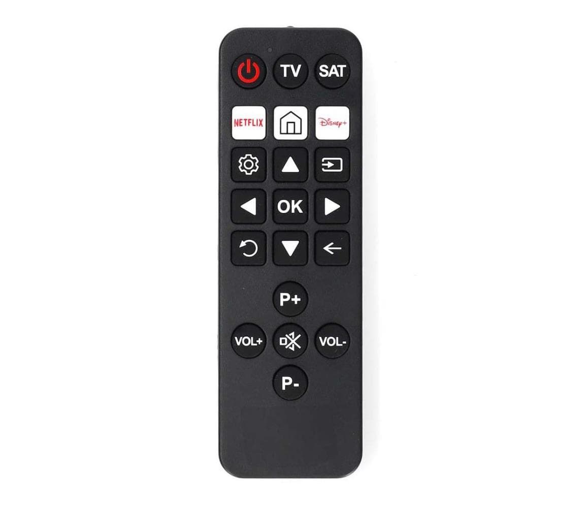 TVRC23SNBK - Univerzálne diaľkové ovládanie pre TV 2xAAA TVRC23SNBK