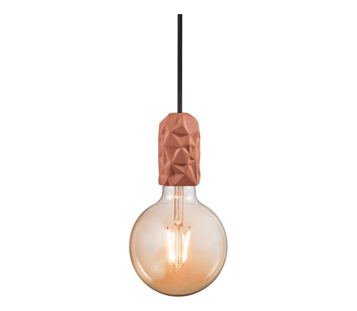Nordlux - Napájací kábel HANG 1xE27/40W/230V medená/čierna 2010013059