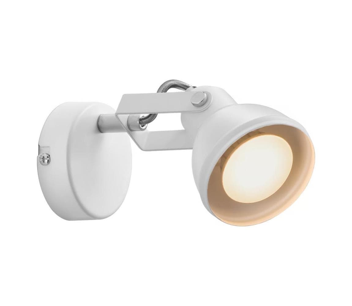 Nordlux - Nástenné bodové svietidlo ASLAK 1xGU10/35W/230V biela 45721001