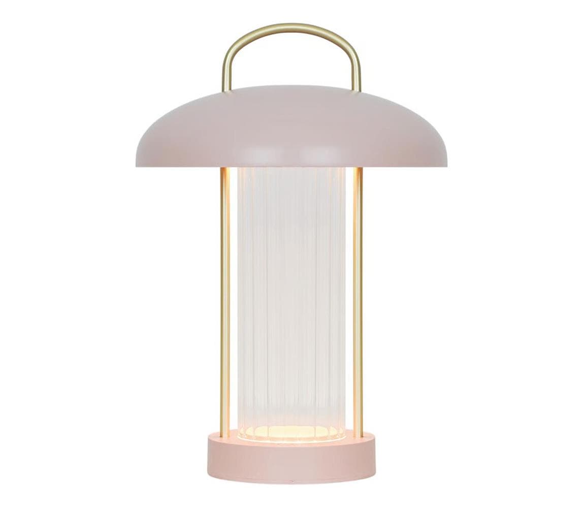 Nordlux - stmievateľná nabíjacia dotyková stolná lampa MIRANO LED/3W/3,7V ružová 2512505057