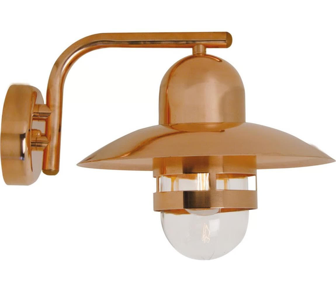 Nordlux - Vonkajšie nástenné svietidlo NIBE 1xE27/60W/230V IP54 medené 24981030
