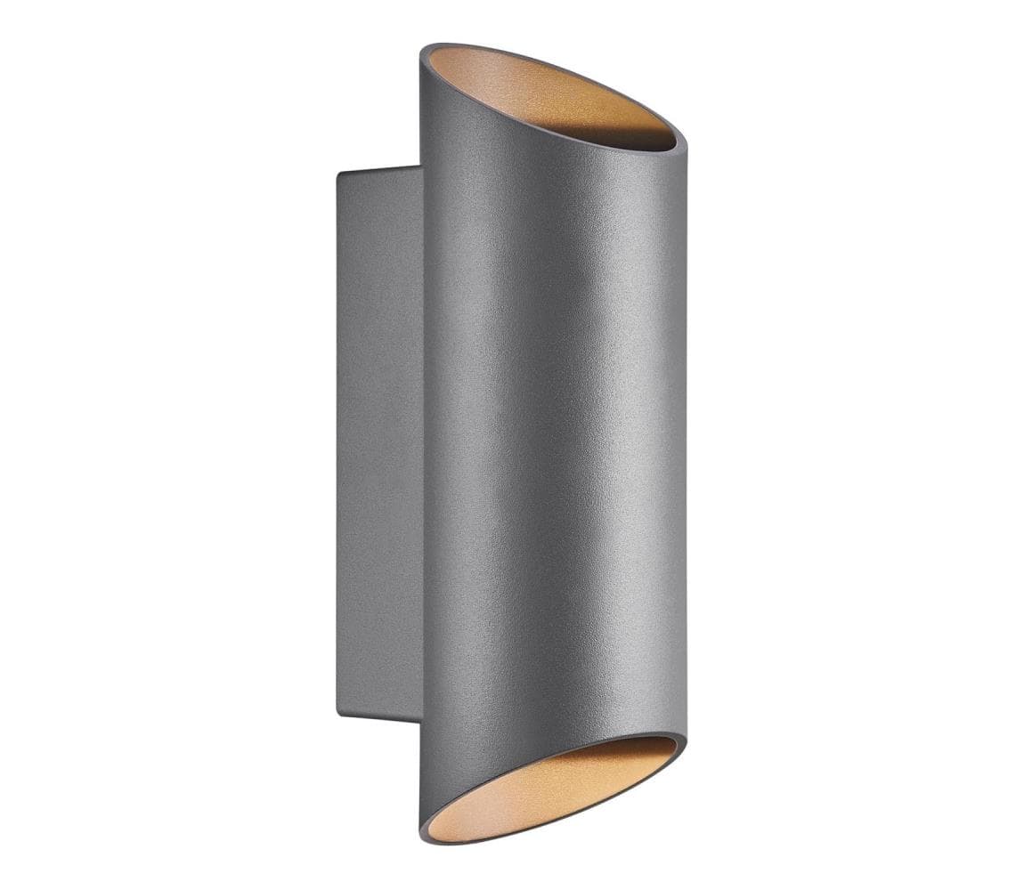 Nordlux - Vonkajšie nástenné svietidlo NICO 2xGU10/35W/230V IP54 antracit 2218231050
