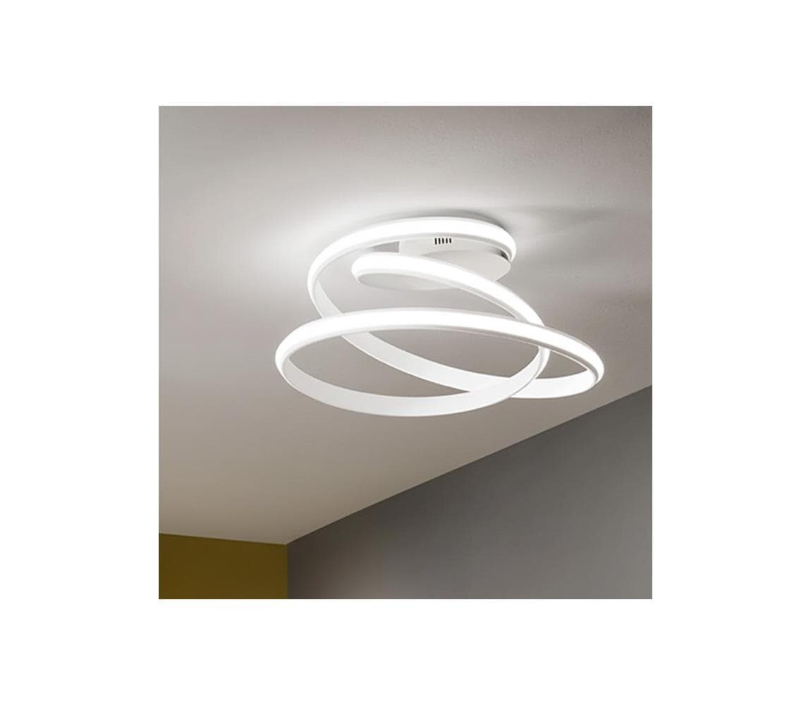 Ondaluce - LED stmievateľné stropné svietidlo VUELTA LED/37W/230V pr. 55 cm biela PL.VUELTA/B.CO