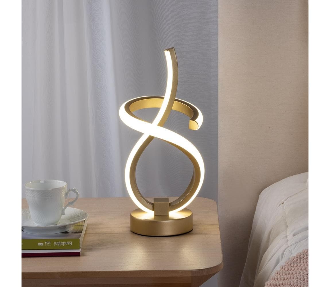ONLI - LED Stolná lampa KIRA LED/10W/230V 4000K 28 cm zlatá 5083/LORO