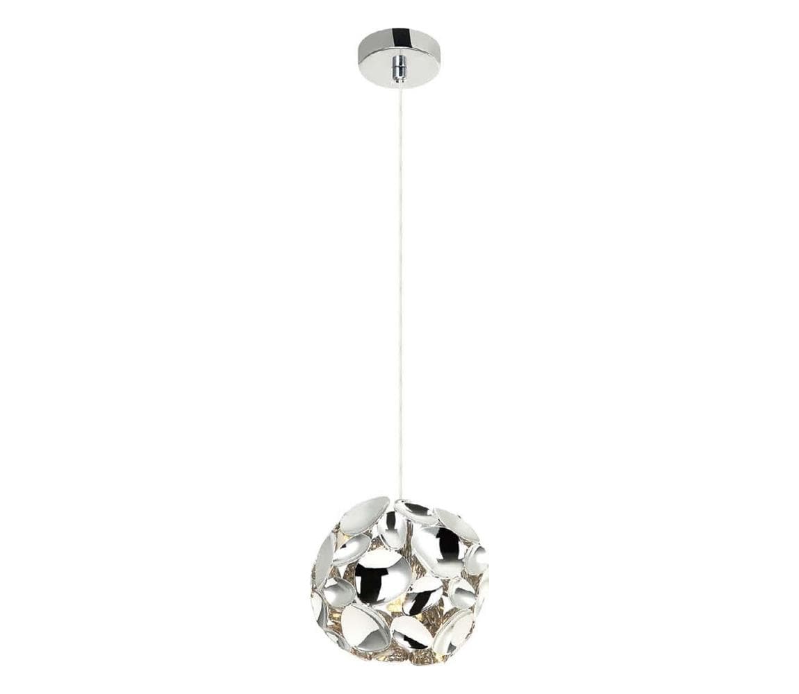 Open Design OR80179 - Závesné svietidlo CARERA na lanku 1xG9/7W/230V pr. 15 cm lesklý chróm OR80179
