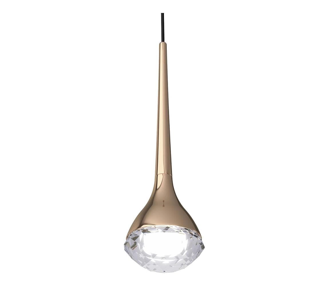 Open Design OR80315 - LED luster na lanku CRIMA LED/7W/230V ružové zlato OR80315