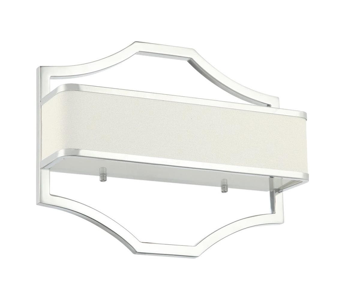 Open Design OR84504 - Nástenné svietidlo GERDO 2xE14/12W/230V lesklý chróm/biela OR84504