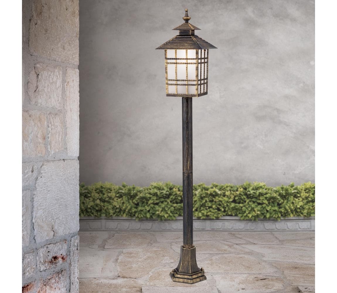 Orion AL 11-1117/1 - Vonkajšia lampa KIKO 1xE27/11W/230V IP44 bronz/patina AL 11-1117/1 Patina