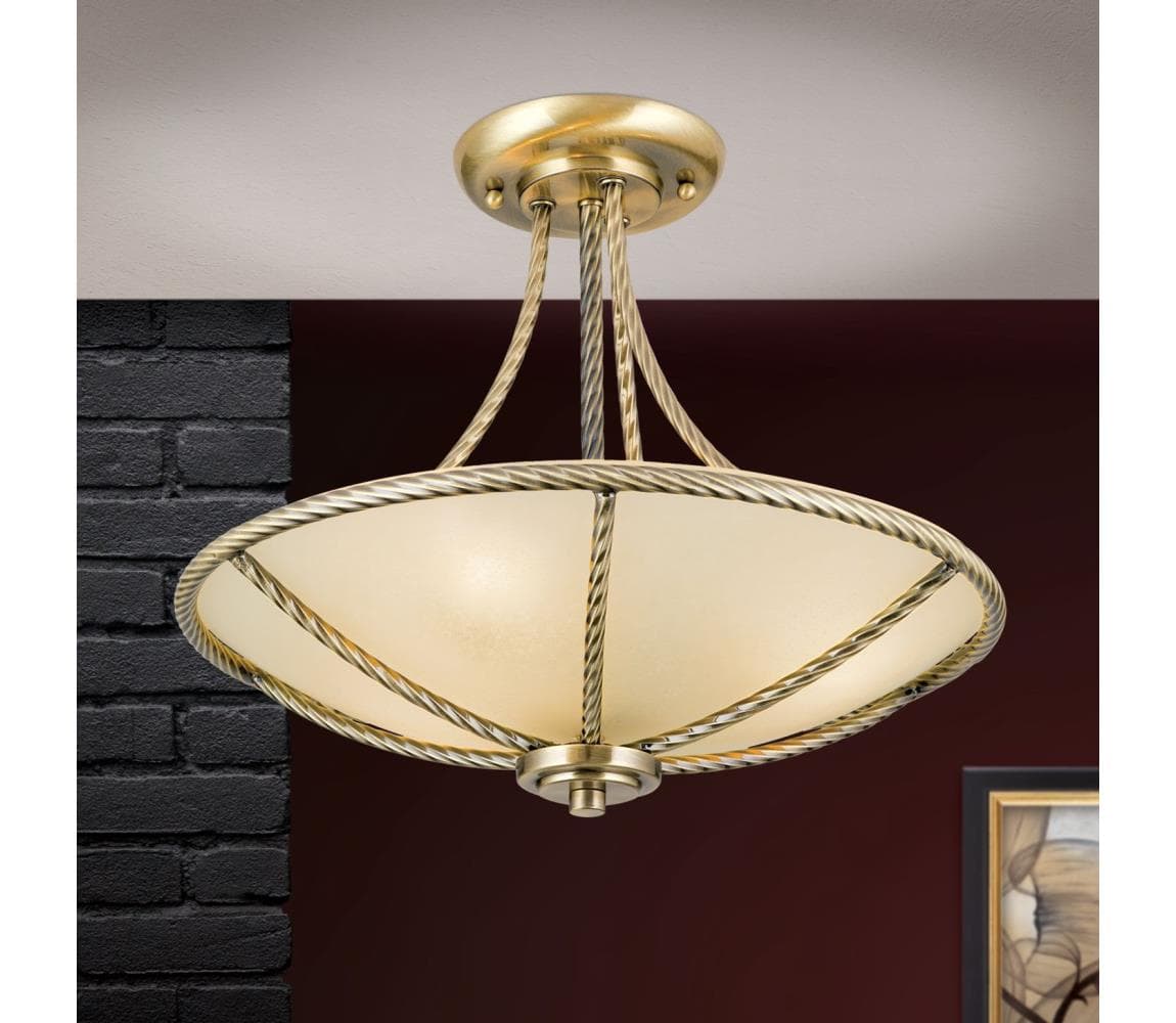 Orion DL 7-568/3 - Luster na tyči MAURO 3xE27/60W/230V pr. 42 cm bronz DL 7-568/3 Patina