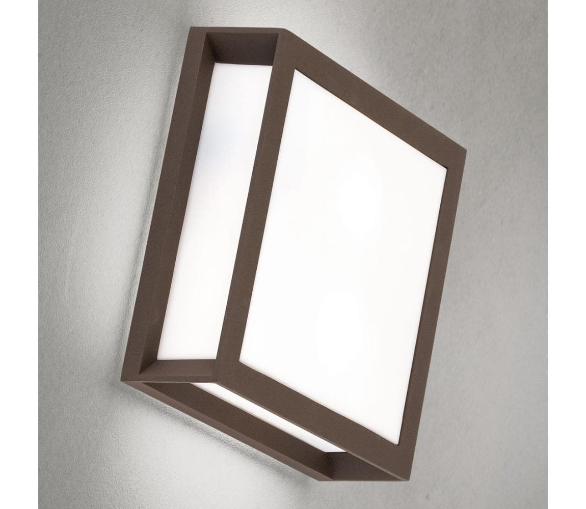 Orion - Vonkajšie svietidlo HENRY 2xE27/15W/230V 26x26 cm IP44 hnedé AL 11-1195 corten