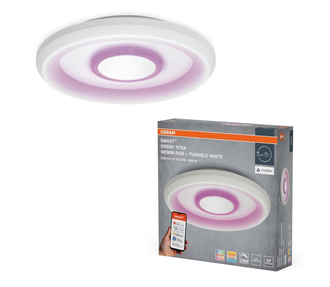 Osram - LED RGBW Stmievateľné stropné svietidlo SMART+ STEA LED/32W/230V Wi-Fi 4099854473623