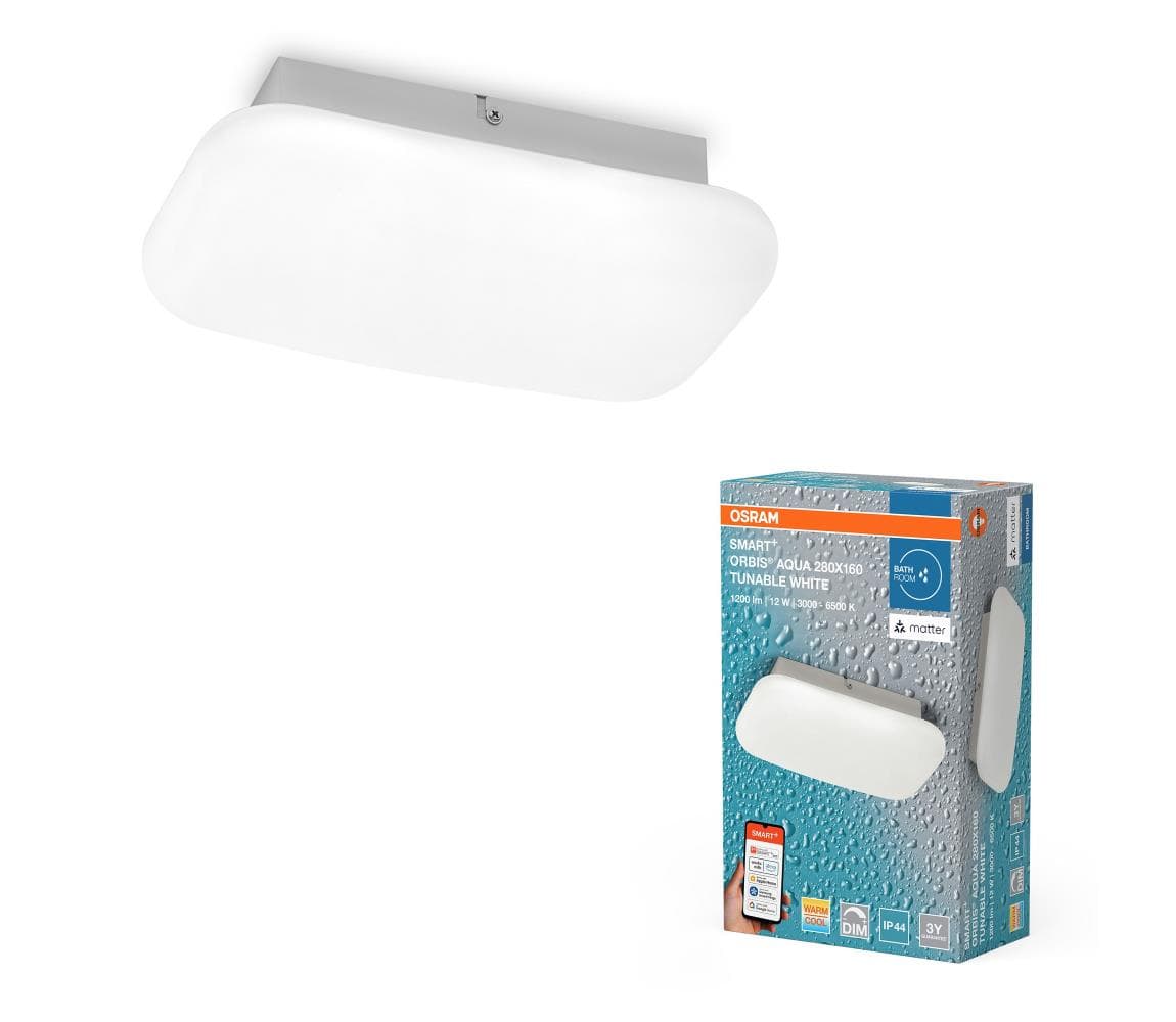 Osram-LED Stlmiteľné kúpeľňové stropné svietidlo SMART+ AQUA LED/12W/230V IP44 Wi-Fi 4099854473524