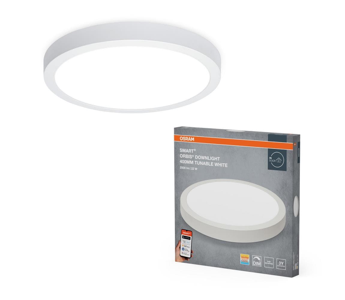 Osram - LED stmievané stropné svietidlo SMART+ DOWNLIGHT LED/22W/230V Wi-Fi 4099854475634