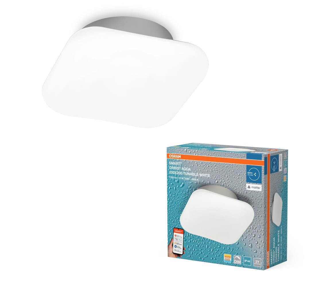 Osram-LED Stmievateľné kúpeľňové stropné svietidlo SMART+ AQUA LED/12W/230V IP44 Wi-Fi 4099854473500