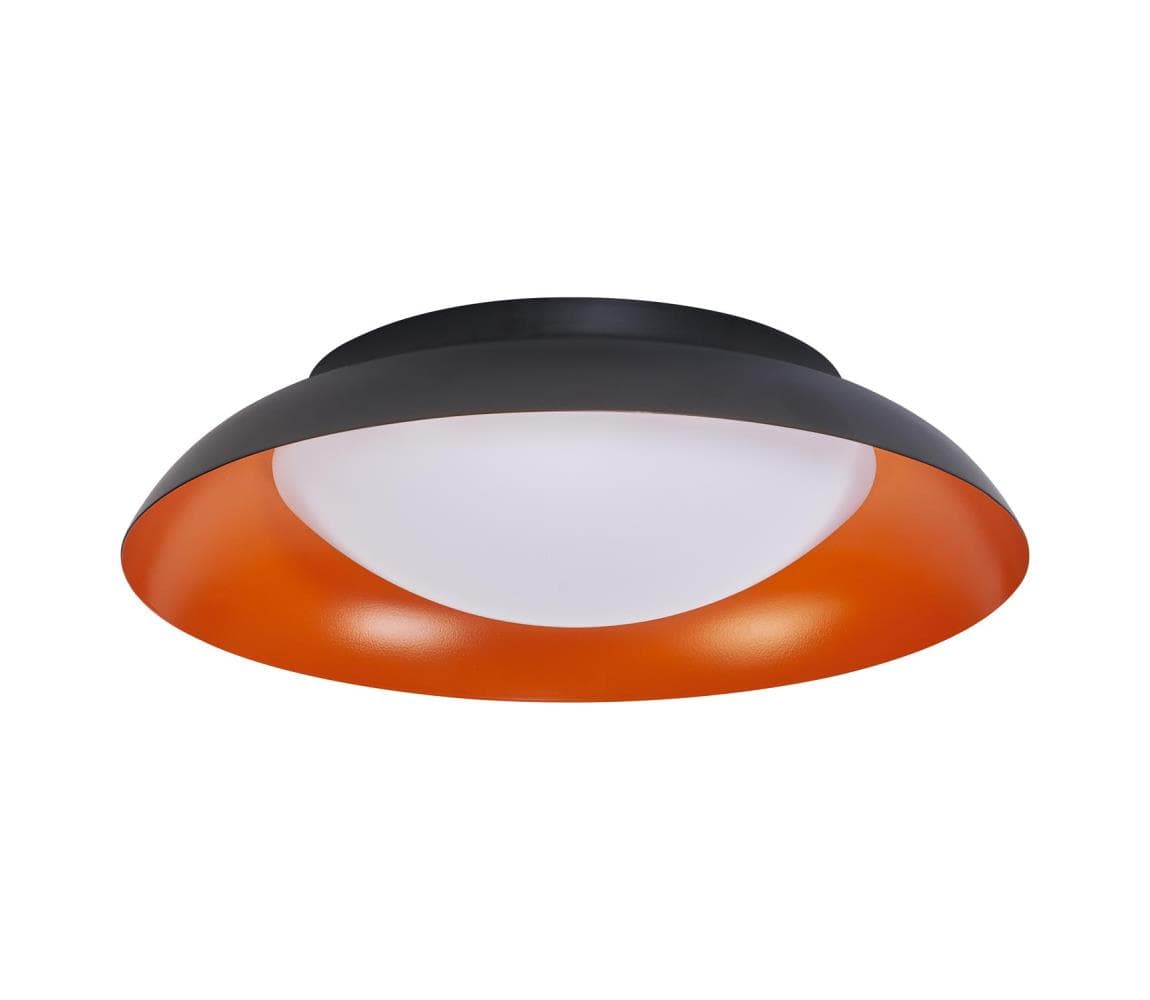 Osram - LED stmievateľné stropné svietidlo ORBIS PLATE LED/35W/230V pr.43cm oranžová/čierna 4099854449949