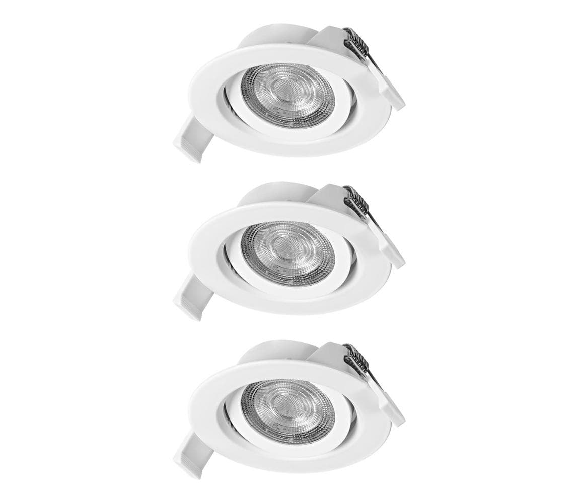 Osram - SADA 3x LED zapustené bodové svietidlo SPOT LED/4,9W/230V 2700K biela 4099854445842