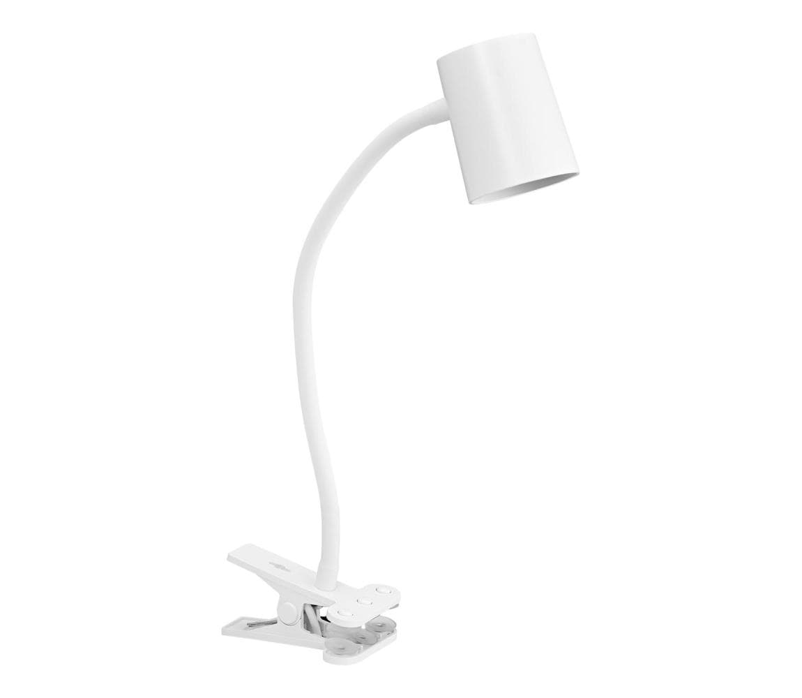 Osram - Stolná lampa s klipom DESK LINE 1xGU10/9W/230V biela 4099854464430
