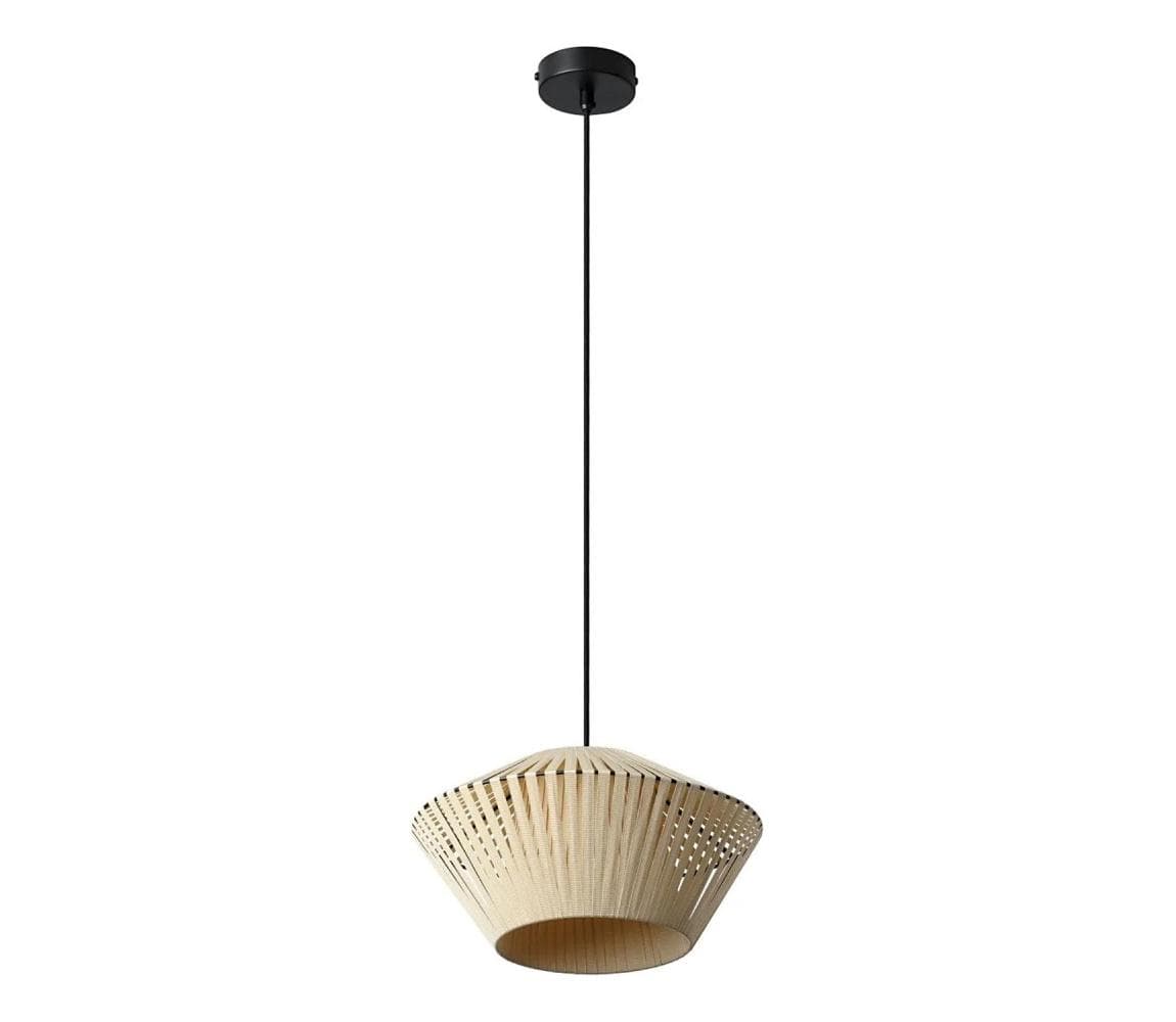 Osram - Zavesený luster na lanku DECOR STRIPES 1xE27/10W/230V, priemer 30,5 cm, béžový 4058075847941