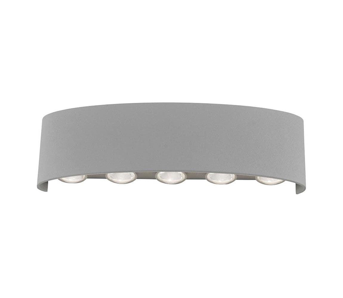Paul Neuhaus 9489-21- LED Vonkajšie nástenné svietidlo CARLO 10xLED/0,8W/230V IP54 9489-21