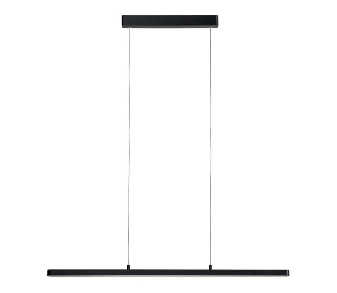 Paulmann 79693 - LED/42W Stmievateľný luster na lanku LENTO 230V čierna 79693