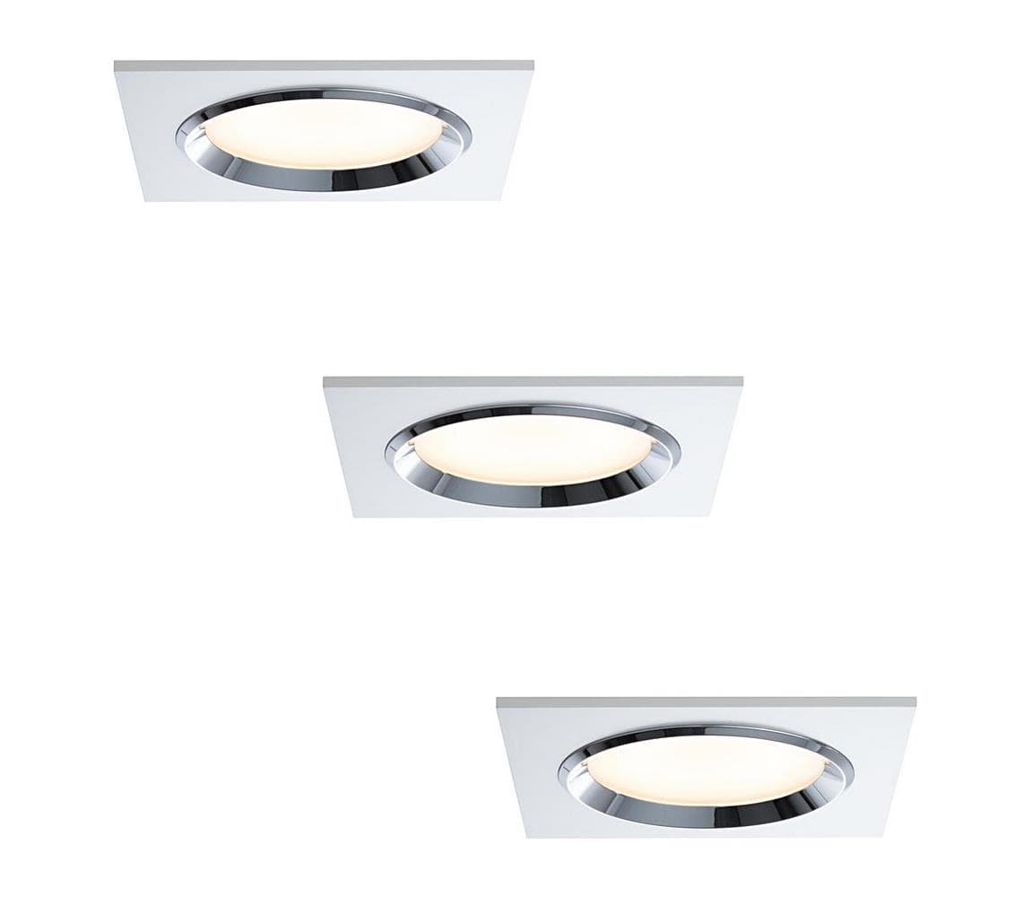 Paulmann 92695 - SADA 3xLED/8W stmievateľné podhľadové svietidlo DICE 230V 92695