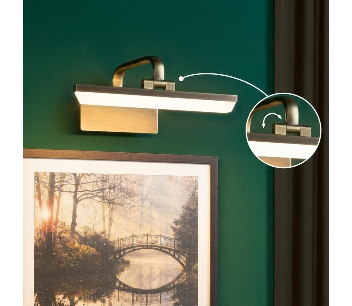 Paulmann 95568 - LED/6W Nástenné svietidlo na obrazy RENAN 230V 30 cm mosadz 95568
