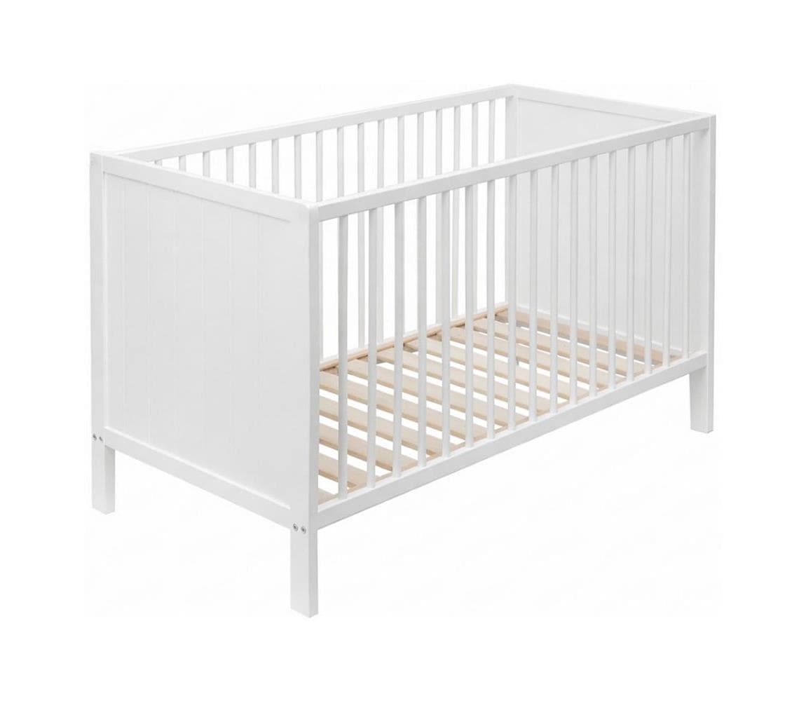 PETITE&MARS - Detská postieľka 3v1 MILA 120x60 cm biela/buk 945392