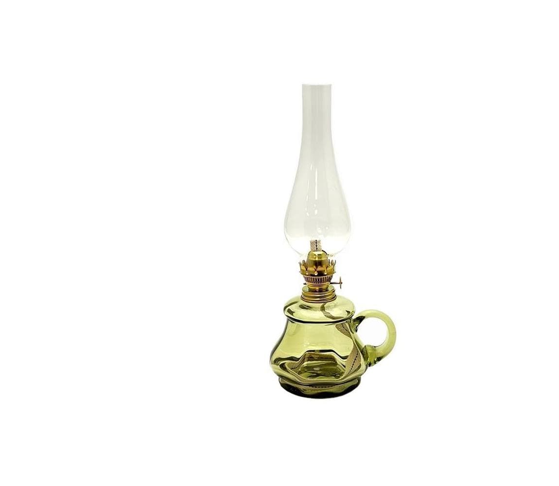 Floriánova huť Petrolejová lampa TEREZA 34 cm lesná zelená 110-0200-0000-12-00-000