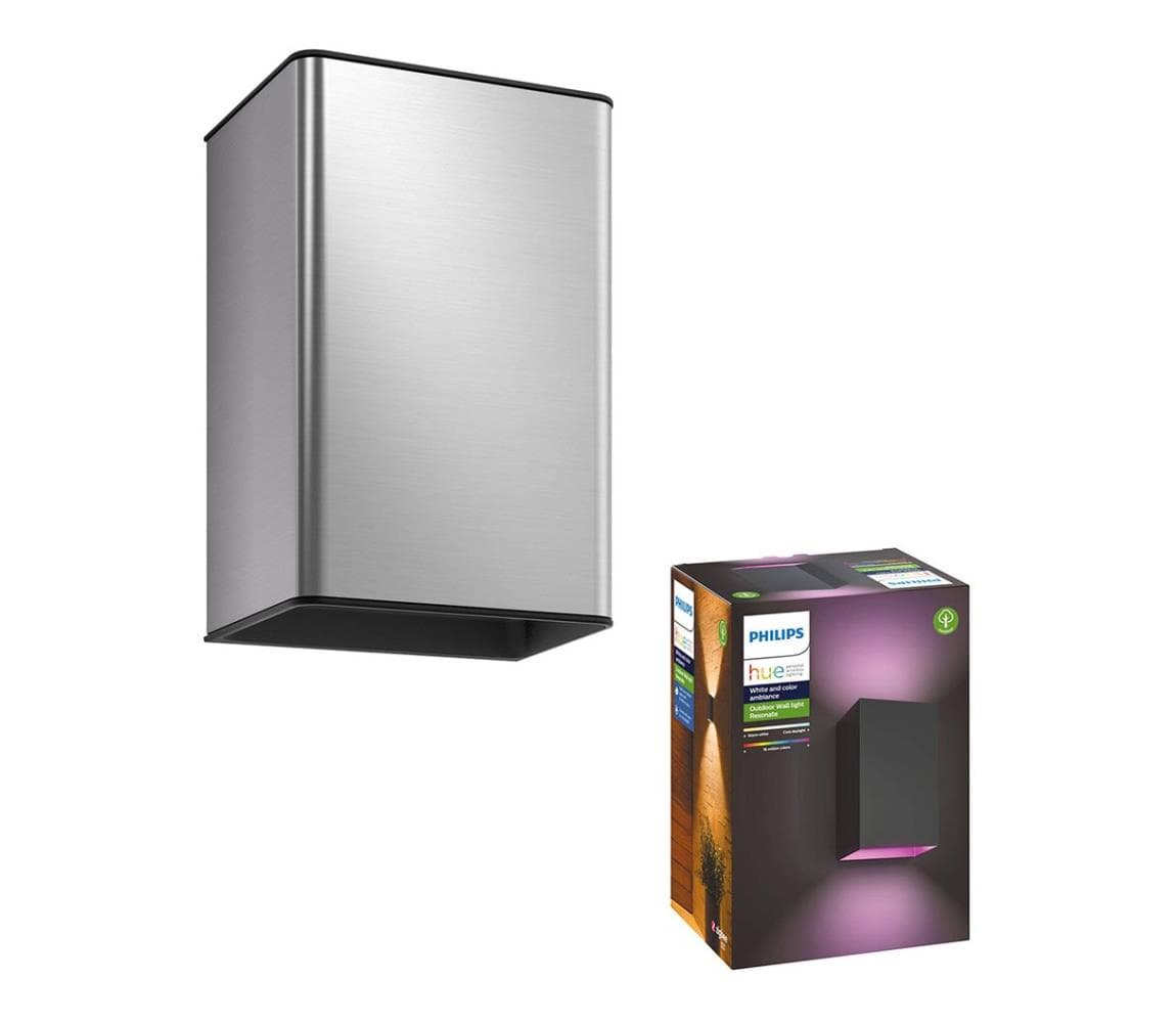 Philips 17464/47/P7 - LED RGB Vonkajšie svietidlo Hue RESONATE 2xLED/8W/230V IP44 17464/47/P7
