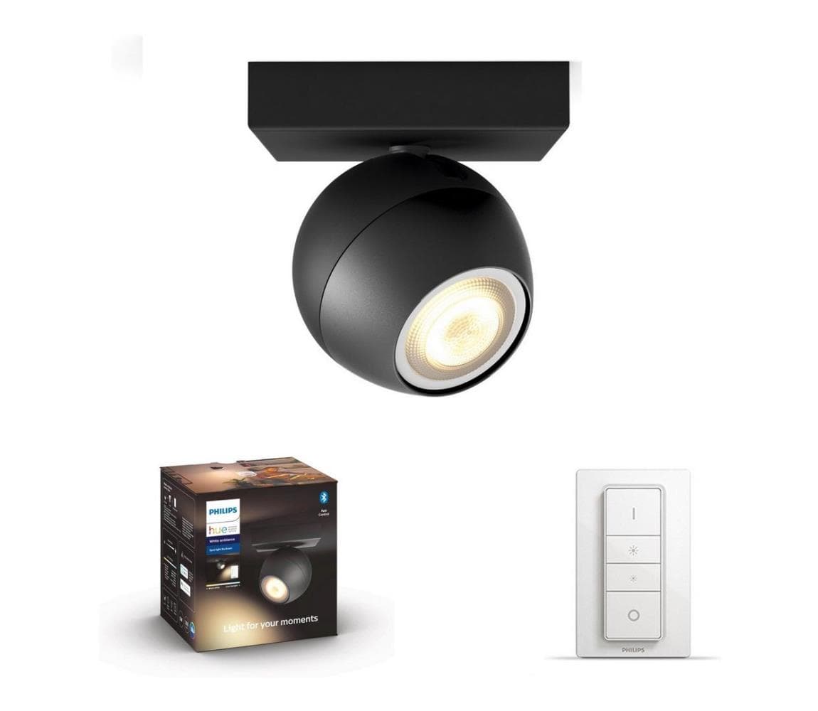 Philips 50471/30/P6 - LED Stmievateľné bodové svietidlo Hue BUCKRAM 1xGU10/5W/230V 50471/30/P6