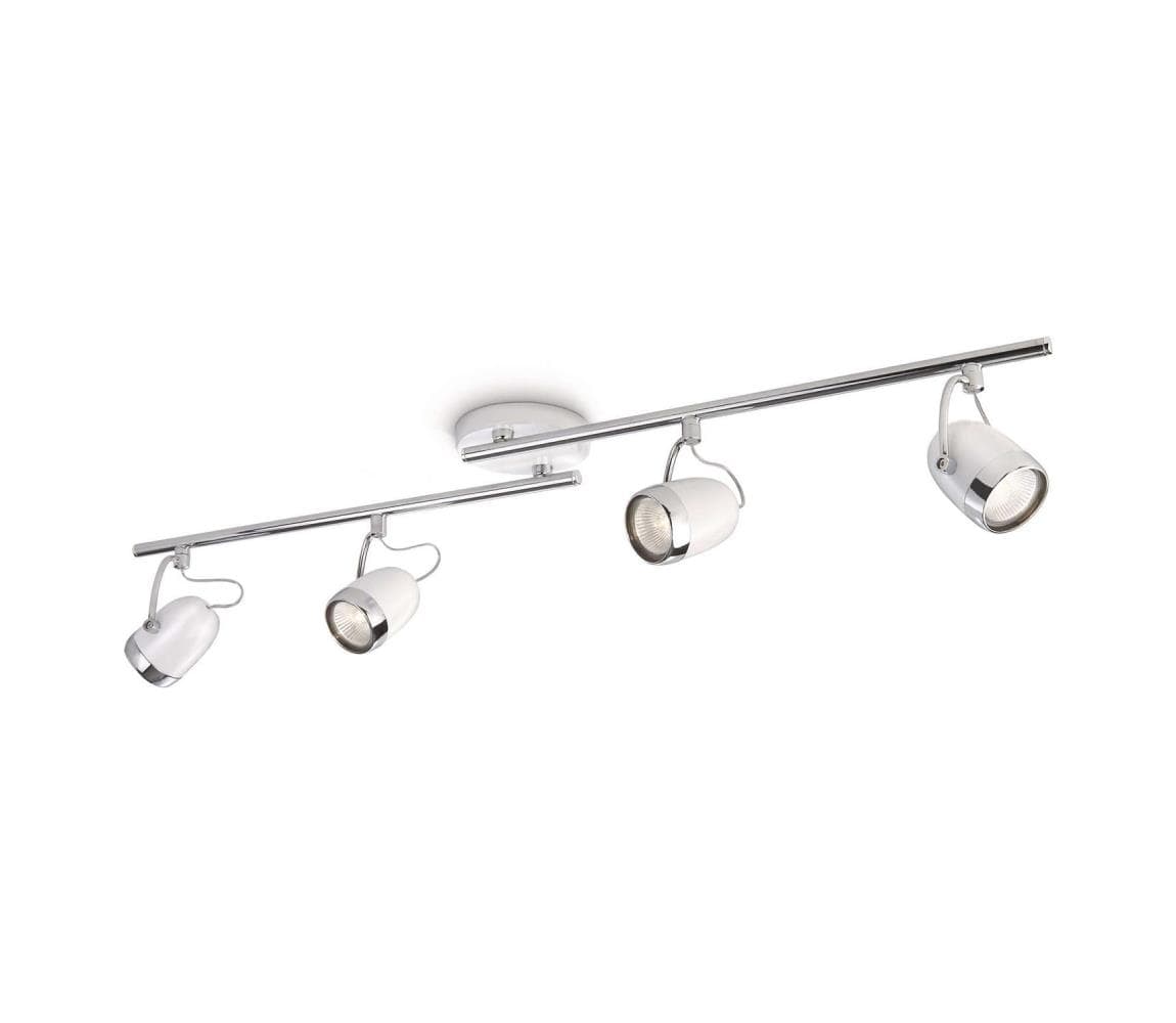 Philips 56484/31/16 - Bodové svietidlo MYLIVING BALSA 4xGU10/35W/230V 56484/31/16
