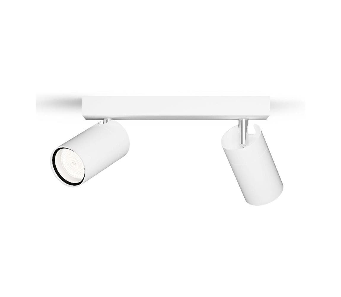 Philips - Kúpeľňové bodové svietidlo IDRIS 2xGU10/5W/230V IP44 biela 8720169299092