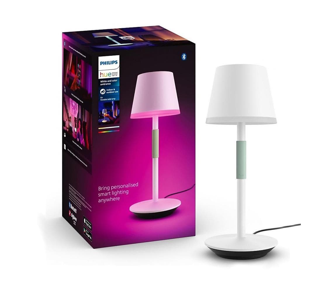 Philips-LED RGBW Stmievateľná dotyková lampa Hue GO LED/6,2W/230V 2000-6500K IP54 8719514404571