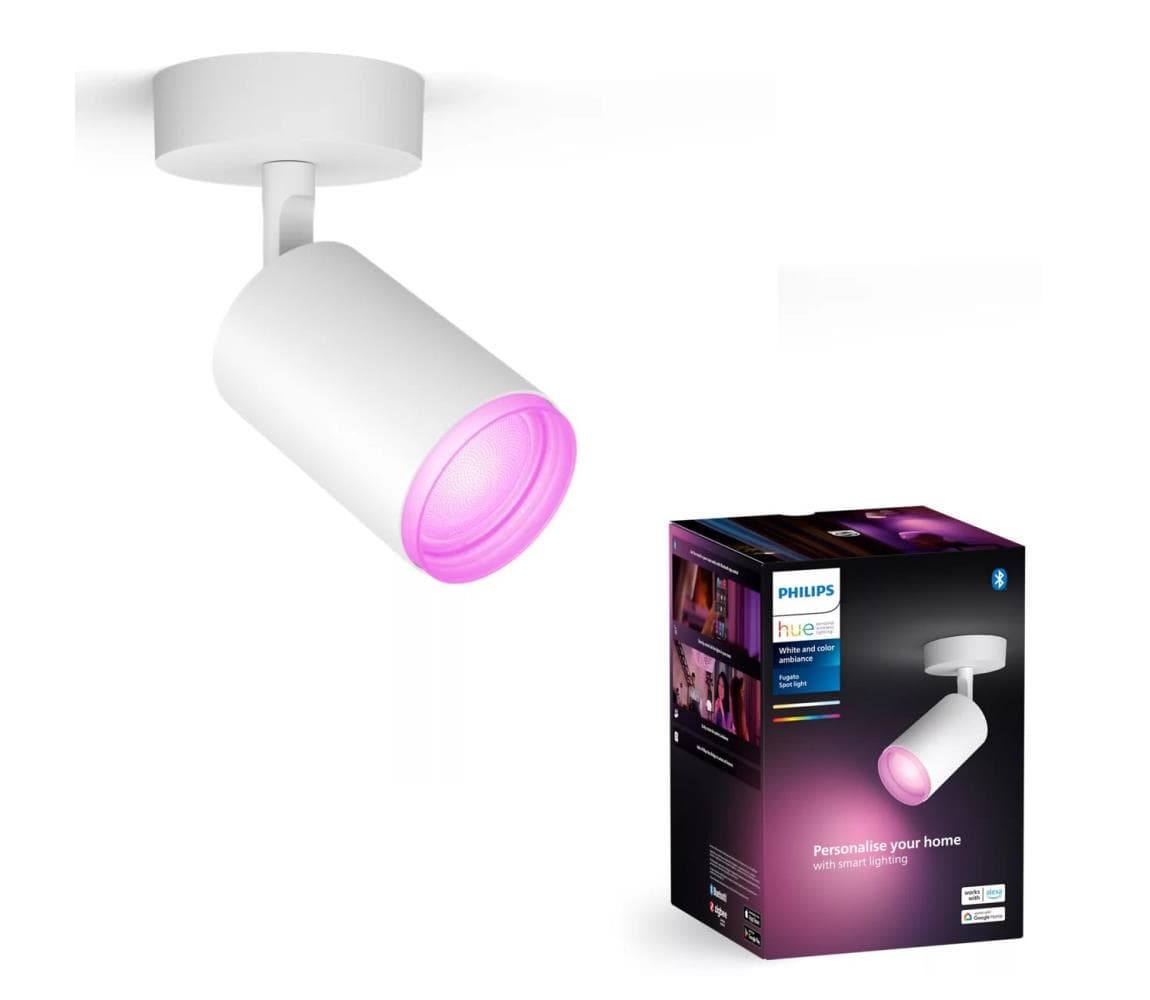 Philips - LED RGBW Stmievateľné bodové svietidlo Hue FUGATO 1xGU10/4,2W/230V biela 8720169319691
