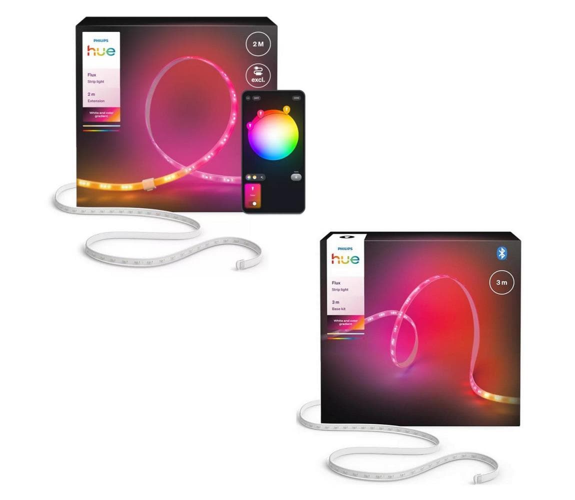 Philips - LED RGBW stmievateľný pás Hue FLUX 3+2m LED/31,5W/230V 2200-6500K P7051+P7632