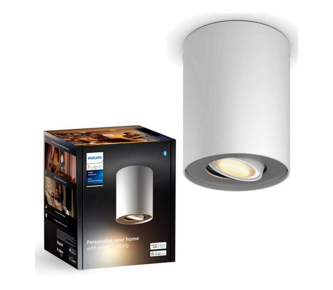 Philips - LED Stmievateľné bodové svietidlo Hue PILLAR 1xGU10/4,2W/230V biela 8720169320055