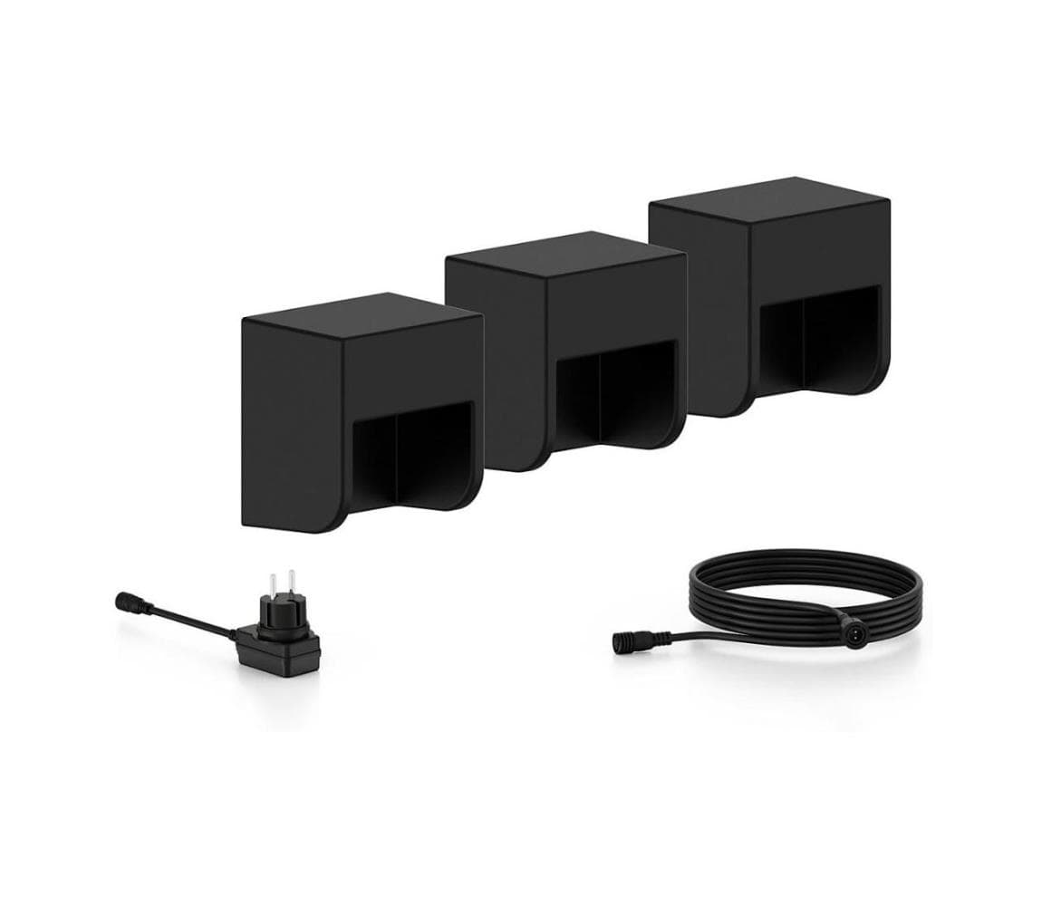 Philips - SADA 3x LED Vonkajšie nástenné svietidlo GRITS LED/1,5W/24/230V IP44 872016926943900