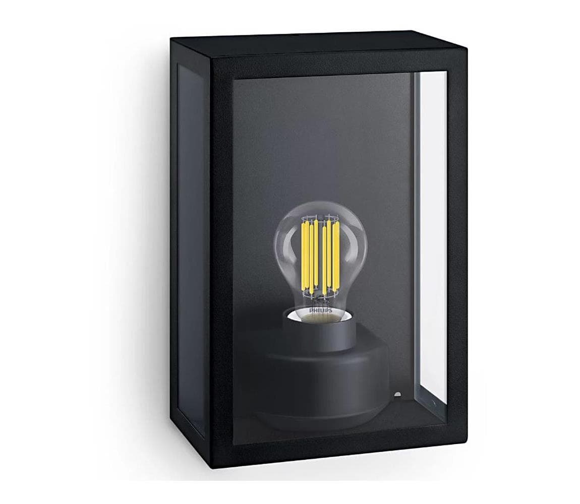 Philips - Vonkajšie nástenné svietidlo ALZOR 1xE27/25W/230V IP44 872016926641400