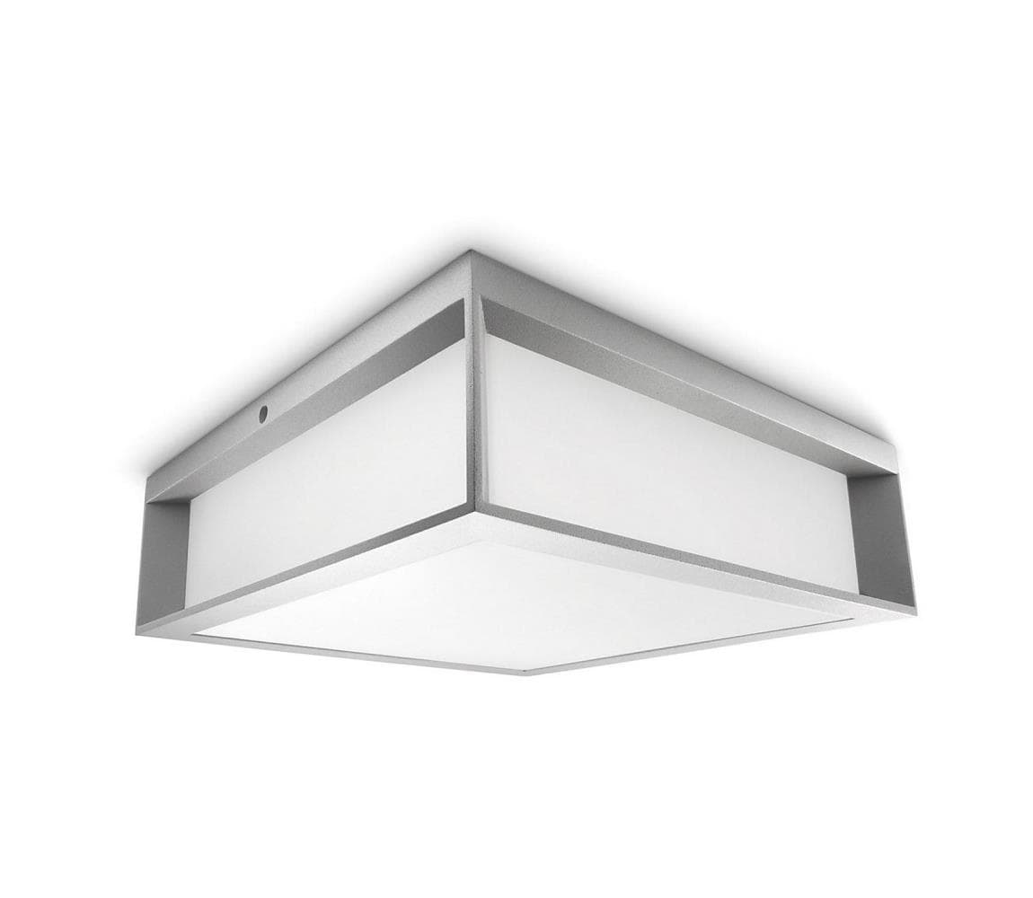 Philips - Vonkajšie stropné svietidlo SKIES 2xE27/14W/230V IP44 šedá 871951438534400