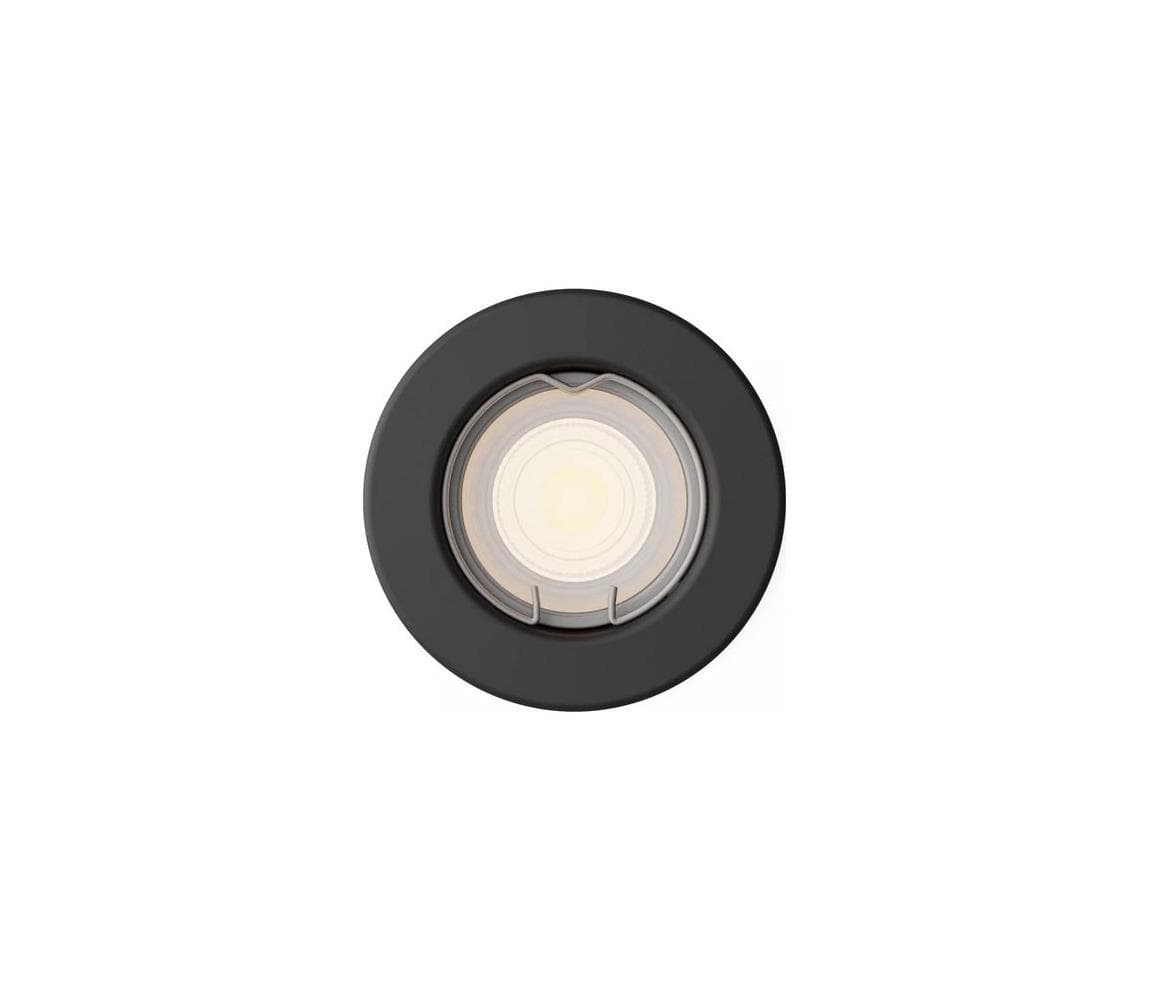Philips - Zapustené stropné svietidlo PERIDOT 1xGU10/7W/230V čierna 872016939274800