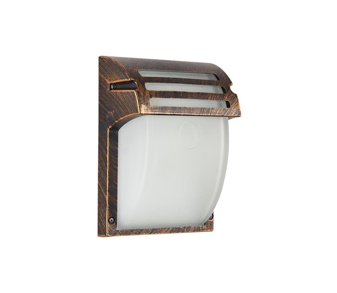 Prezent - Vonkajšie nástenné svietidlo AMALFI MINI 1xE27/60W/230V patina