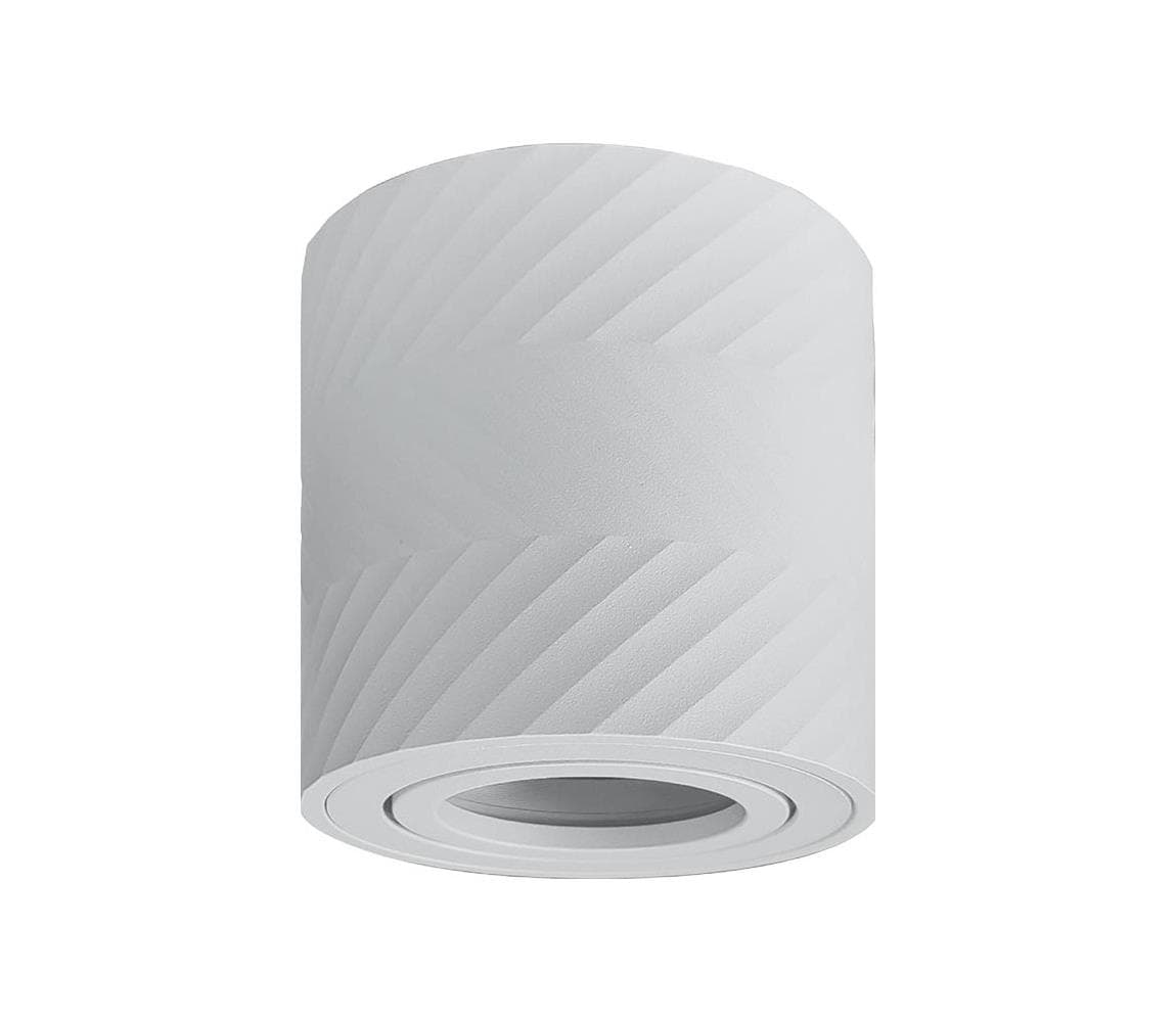 Prezent - Bodové svietidlo LOTAR 1xGU10/50W/230V priemer 8 cm biele