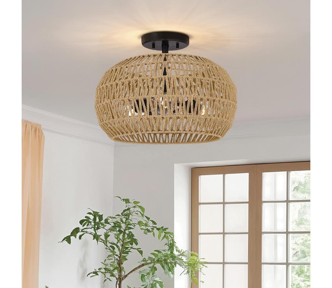 Elstead Quoizel QZ-CASABLANCA-3SF-PBZ - Stropné svietidlo CASABLANCA 3xE27/60W/230V QZ-CASABLANCA-3SF-PBZ