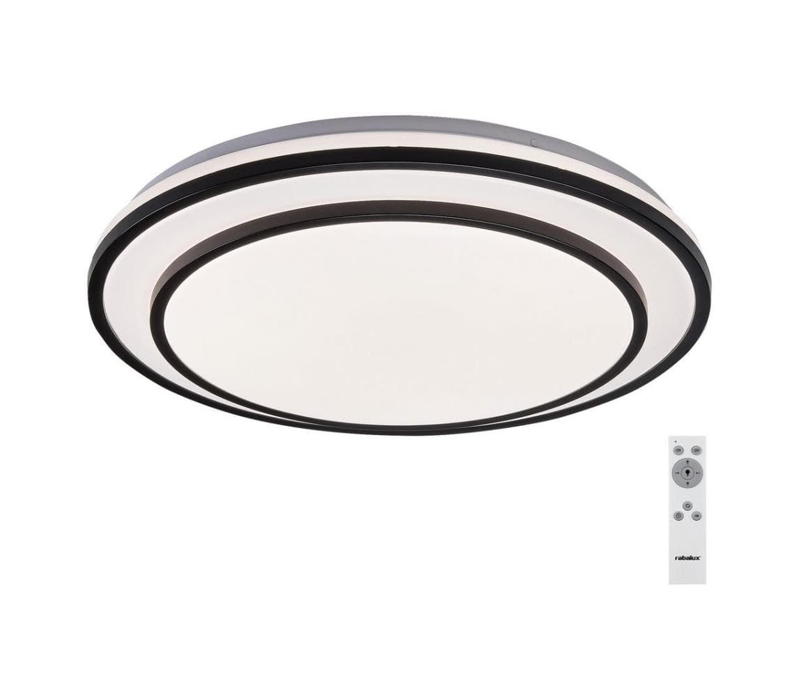 Rabalux 2130 - LED Stmievateľné stropné svietidlo LUPITA LED/40W/230V čierne + DO 2130