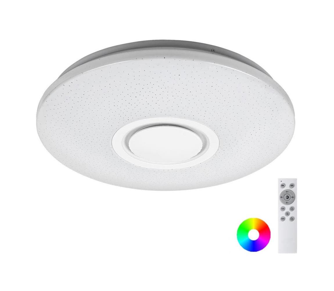 Rabalux 3509 - LED RGB Stmievateľné stropné svietidlo RODION LED/24W/230V + diaľkový ovládač 3509
