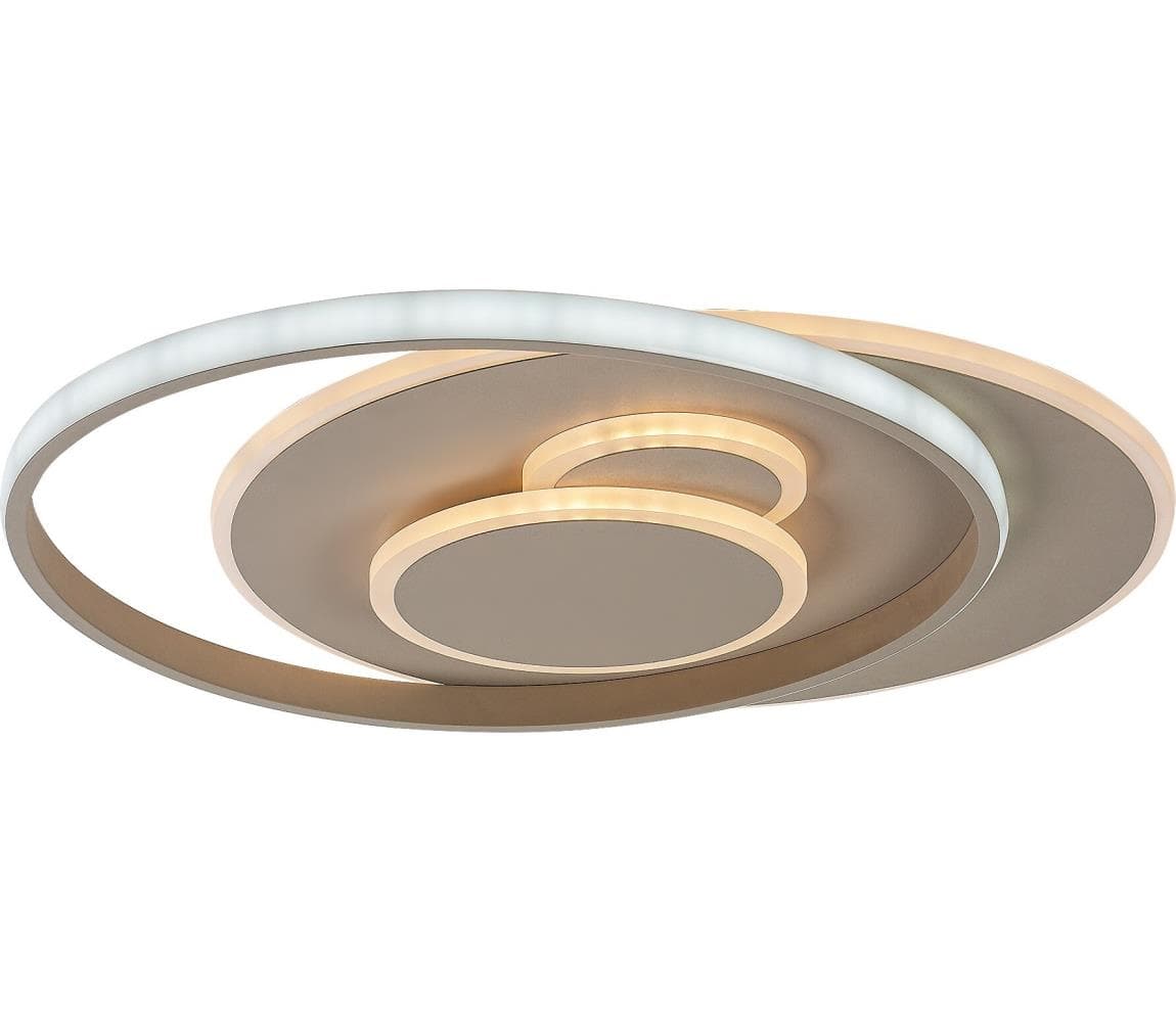 Rabalux 71465 - LED stmievateľné stropné svietidlo BRANTIEL 57W/230V 3000-6000K 48,5x40 cm + diaľkový ovládač 71465