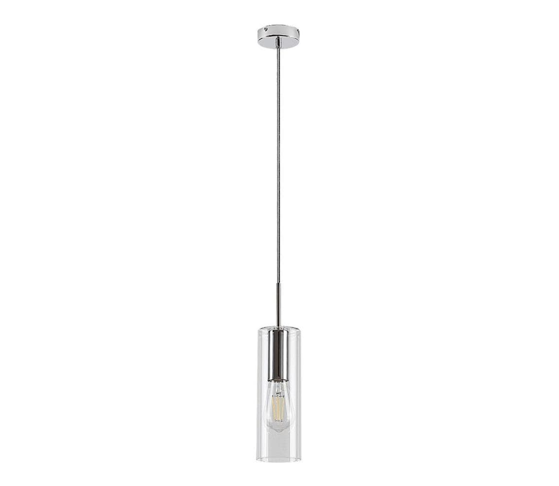 Rabalux 72048 - Luster na lanku ESTA 1xE27/40W/230V číra/chróm 72048