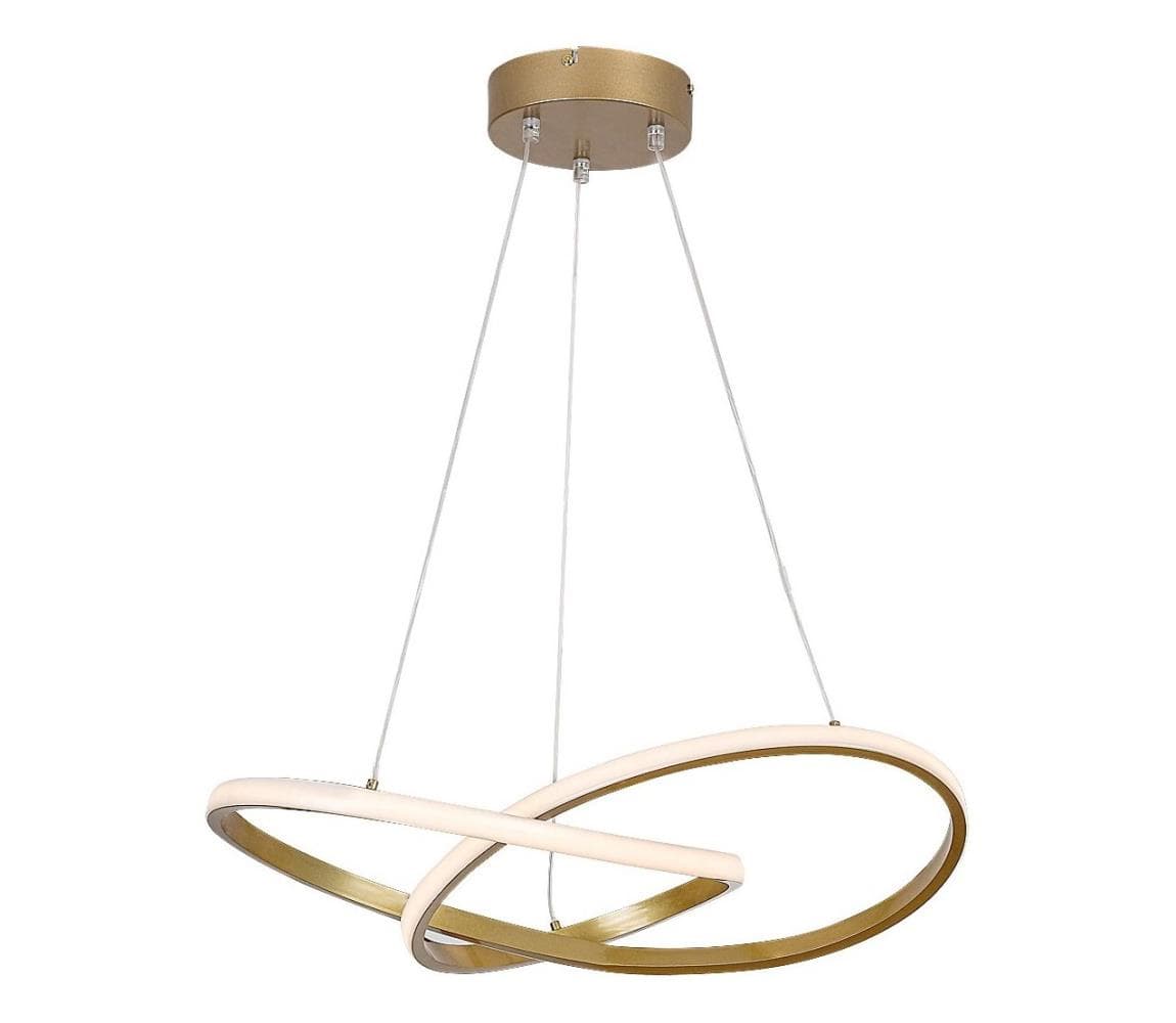 Rabalux 72215 - LED Luster na lanku CASTIEL LED/36W/230V 3000K zlatá 72215